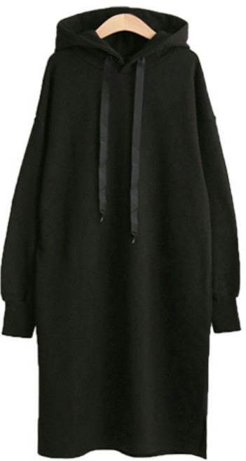 팡팡샵 M 기본 롱후드 임부 원피스