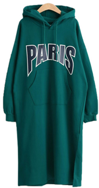 팡팡샵 M 파리 후드 임부 원피스