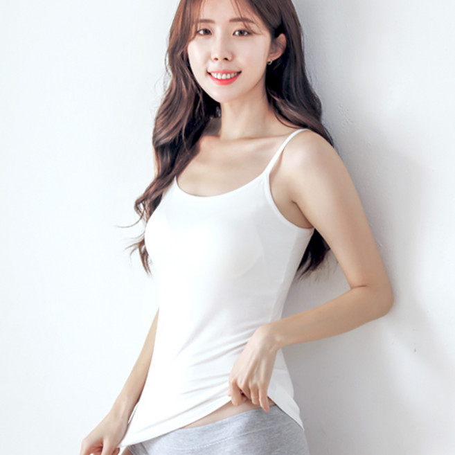 글램브라 스트링 글램 통기성 나시 브라탑