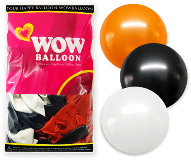 WOW PARTY KOREA 珍珠色調氣球 30cm 50入, 幽靈和聲, 2個