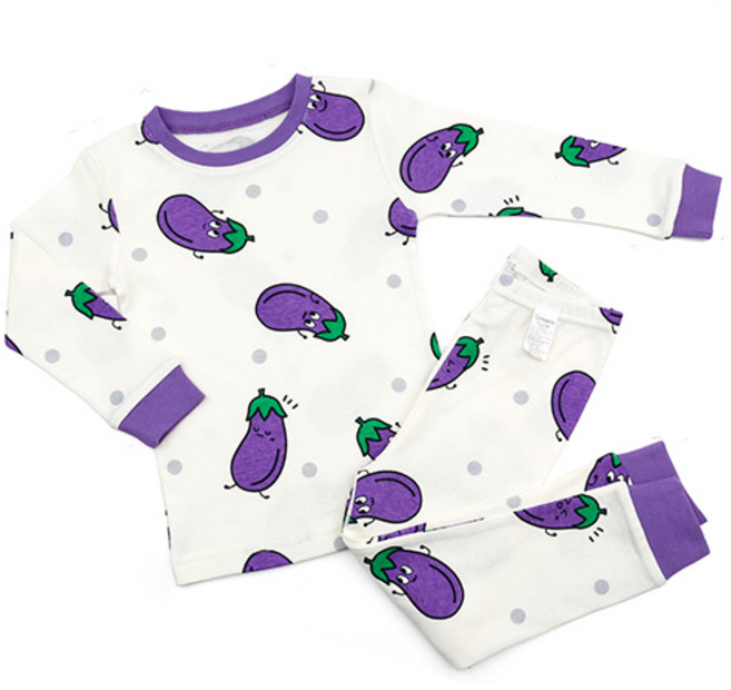 메이키즈 아동용 여러가지 오가닉 30수 후라이스 내의 상하세트