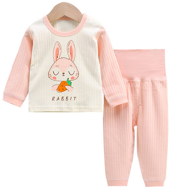 조이멀티 아동용 해피 애니멀 배앓이 실내복 상하 세트