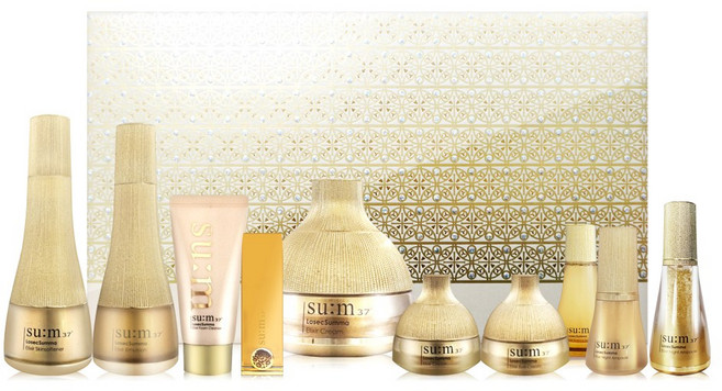 숨37도 로시크 숨마 엘릭서 3종 + 에센스 시크리타 + 크림 + 아이크림 + 데이 앰플 + 나이트 앰플 + 폼 클렌저 + 골든 립스틱 코랄 세트, 1세트