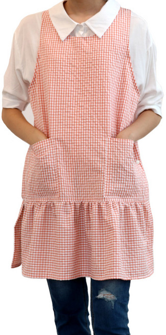 세맘스 스윗 인디체크 앞치마 L, 혼합색상, 1개