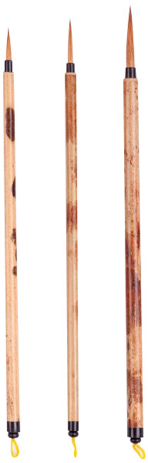 아트시크릿 족제비모 수채화붓 3종 세트 BK-02, 모장 대(2.9cm), 중(1.6cm), 소(1.9cm), 1세트