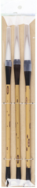 아트시크릿 산양모 동양화 수채화 브러쉬 세트 BG-05, 대, 중, 소, 1세트