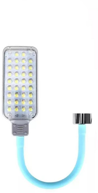 충전식 34구 LED C타입 자석 자바라 작업등, 혼합색상, 1개