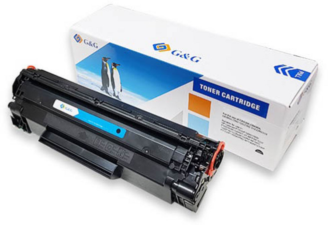 지엔지 HP CE285A 프린터 호환토너, 1개, 검정