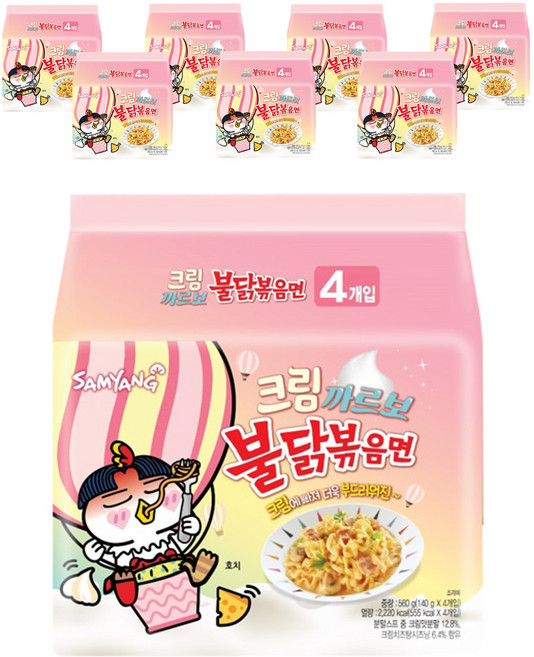 삼양 크림까르보 불닭볶음면, 32개