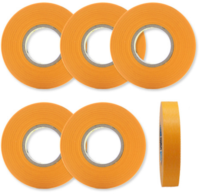 OON 마스킹테이프 1.2cm x 50m, 6개