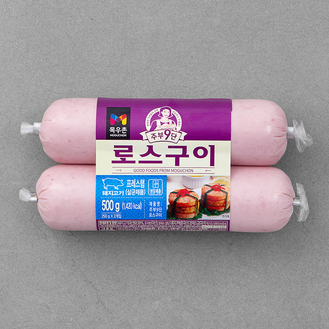 주부구단 목우촌 로스구이 햄, 250g, 2개