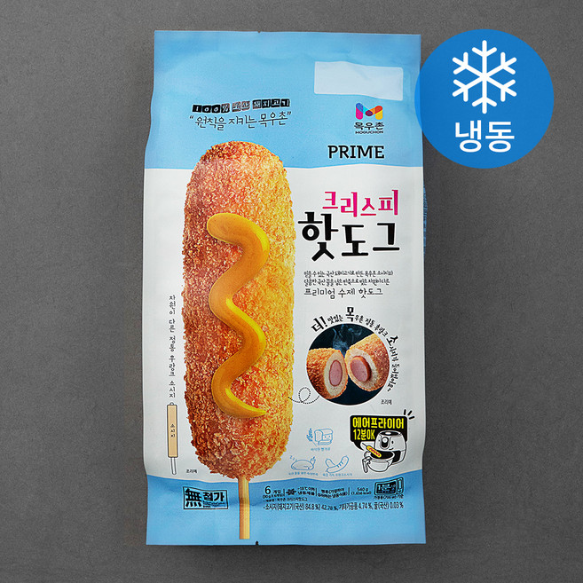 PRIME 크리스피 핫도그 (냉동), 90g, 6개입, 1개