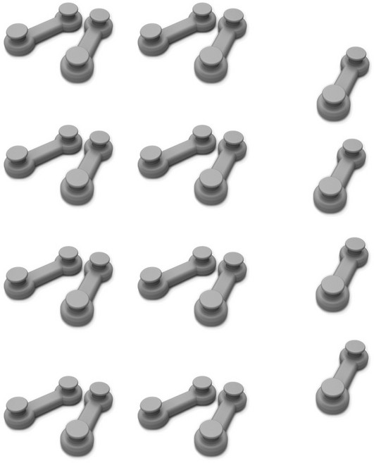 알뜨리 커넥터 20p, 그레이, 20개