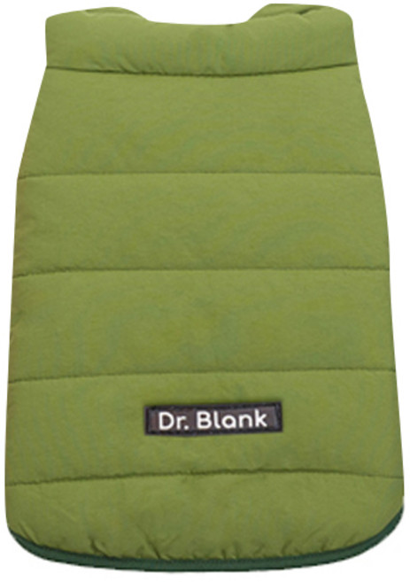 블랭크도그 반려동물 패딩조끼, 카키, 1개