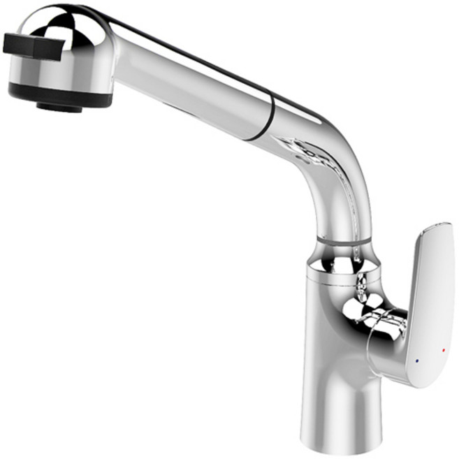 대림통상 원홀 주방 싱크 수전 측면핸들 FS-0207, 1개