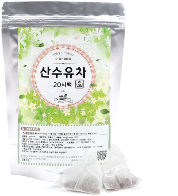 참건강마을 산수유차, 40g, 20개입, 1개
