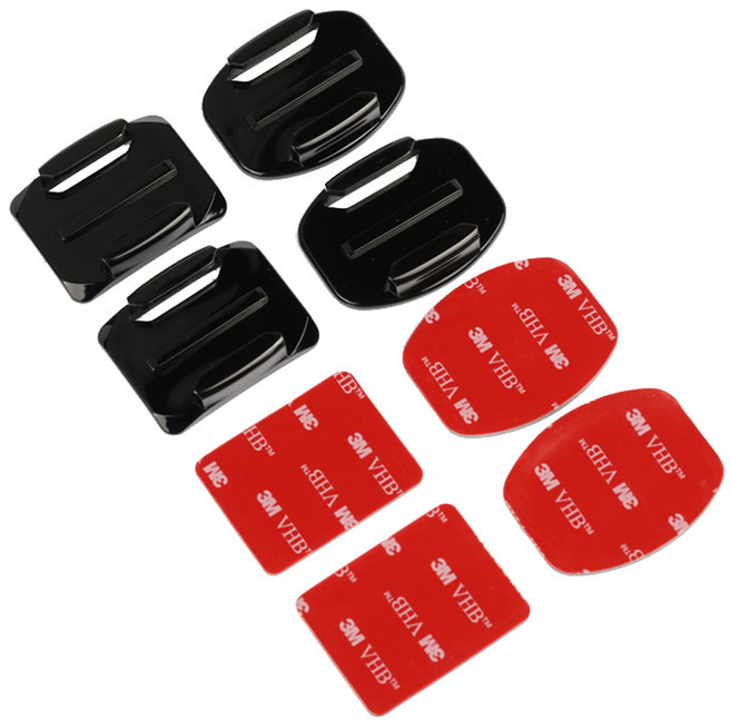 고프로 히어로 시리즈 오즈모액션 호환 곡면/평면 접착마운트 세트, 1개