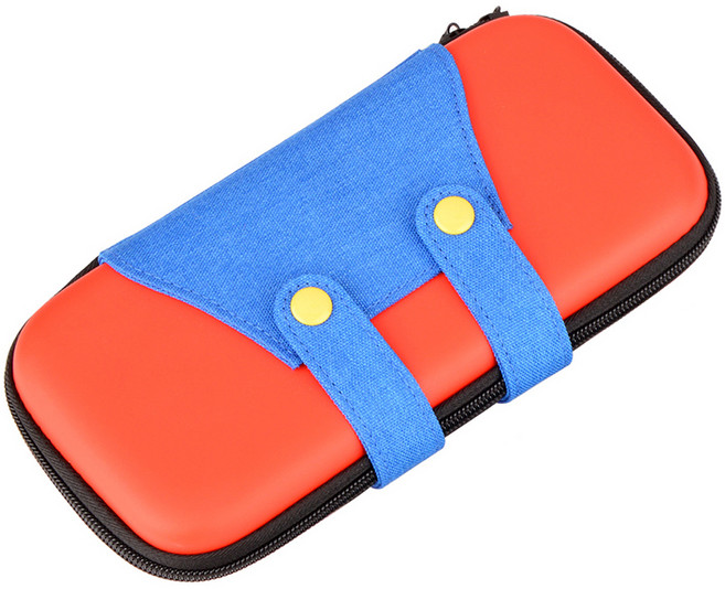 쵸미앤세븐 닌텐도 스위치 슈퍼마리오 멜빵 파우치, 혼합색상, 1개