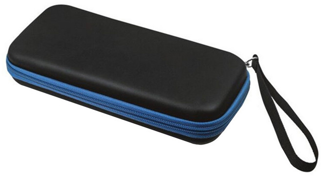 쵸미앤세븐 닌텐도 스위치 라이트 캐링 파우치, 블루, 1개