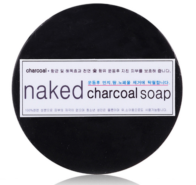 네이키드솝 귀신비누 숯, 90g, 1개