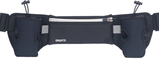 얼게이트 듀얼 보틀 등산용 힙색, 블랙