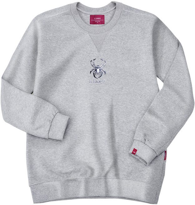 엘라모 남녀공용 3M 거미 맨투맨