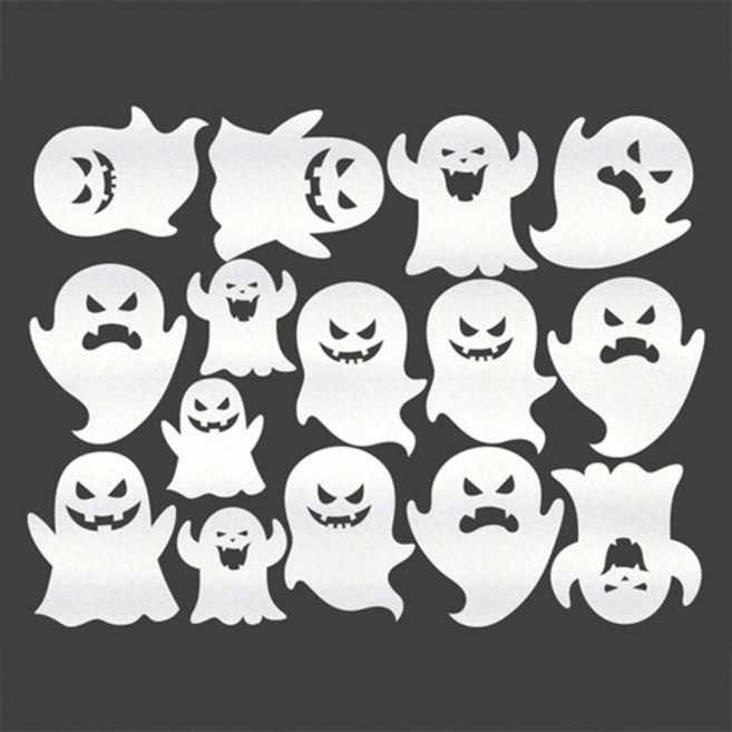 파티해 할로윈 월데코장식 파티소품, 유령, 1세트