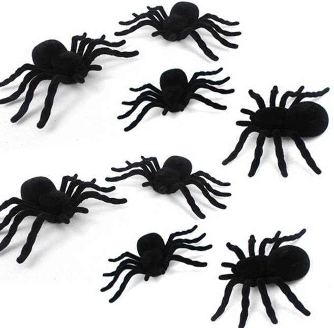 蜘蛛模型 15cm 2入, 單一顏色, 4套