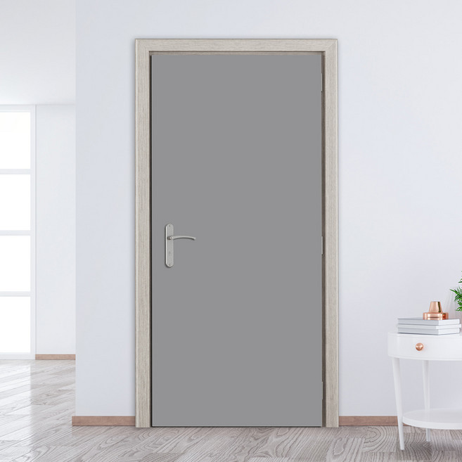 새암산업 현관문 시트지, 샌드왐그레이, 폭 100cm x 길이 210cm