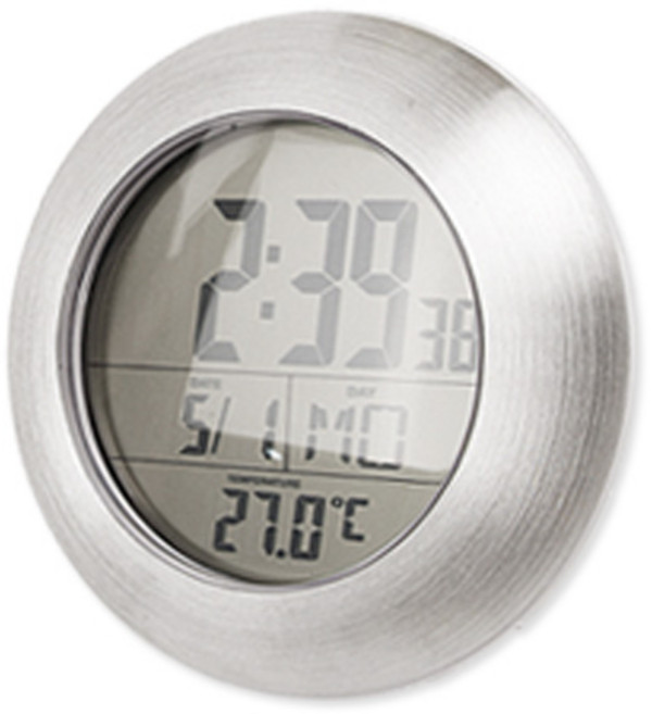 이메이트 욕실 방수시계, 실버