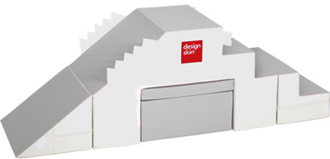 디자인스킨 플레이 테이블 유아소파, Grey