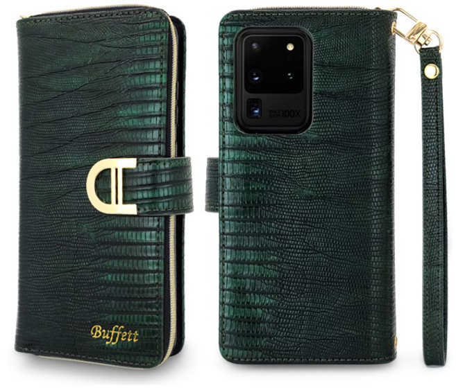 버핏 루시드 지퍼 지갑형 다이어리 휴대폰 케이스