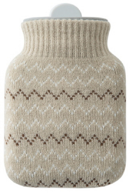 실리콘 보온물주머니 핫팩 그레이 + 커버, 1세트