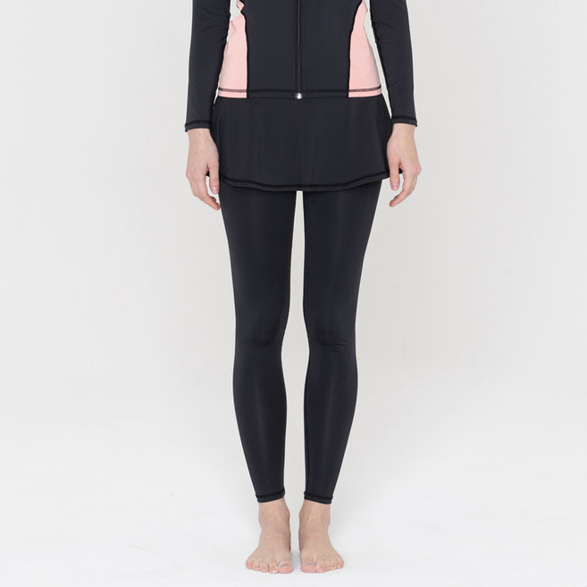 에이치머스 여성용 플레어 치마 워터레깅스