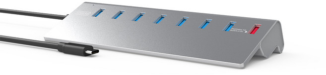 넥스트유 USB 3.0 TYPE C 7 Port 플러스 Charger 1Port USB허브 NEXT-330TC, 혼합색상, 1개