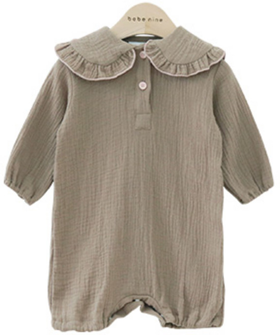 베베나인 신생아 요루점프슈트