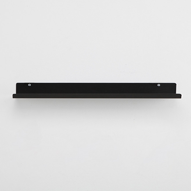 타공판닷컴 스틸선반 대(100x10.5x3.5cm), 1세트, 블랙