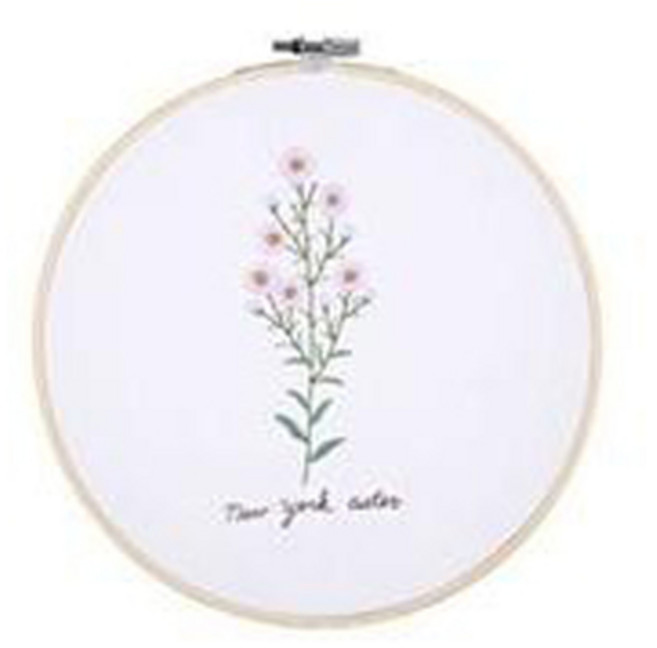 101도 프랑스자수 DIY 패키지세트 초보자용 야생화, 1세트, 09newyorkaster