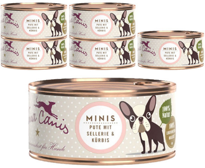 테라카니스 강아지 미니 습식사료, 칠면조+샐러리, 100g, 6개