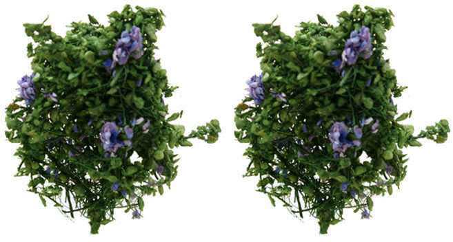 포레스 미니 수국 디오라마재료 대, 퍼플, 2개