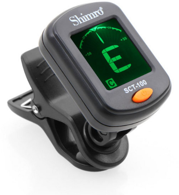 심로 기타 튜너, SCT-100, 백라이트(녹색 + 하얀색), 1개