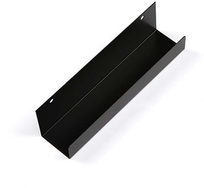 타공판닷컴 북선반 미니 20cm x 5.5m x 5cm + 타공판 나비볼트 악세서리, 1세트, 블랙(선반)