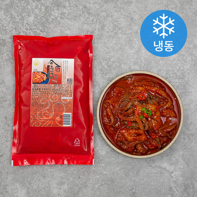 주꾸미명가 매운맛 (냉동), 500g, 1팩