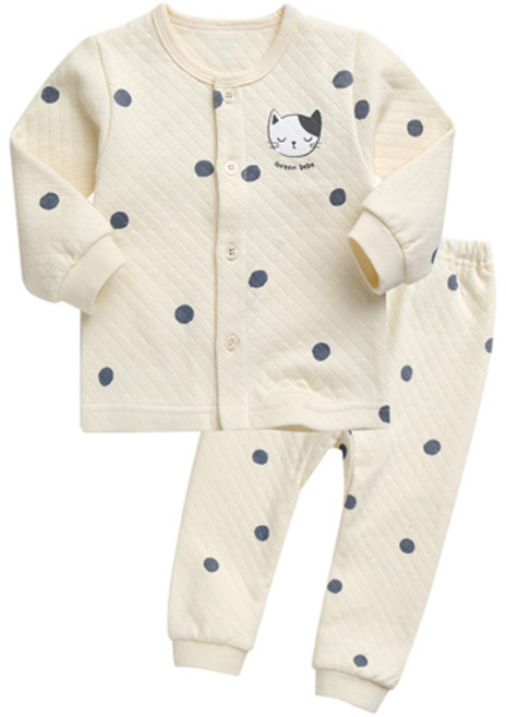 그린베베 아동용 겨울 버블캣 보온 내의 상하세트