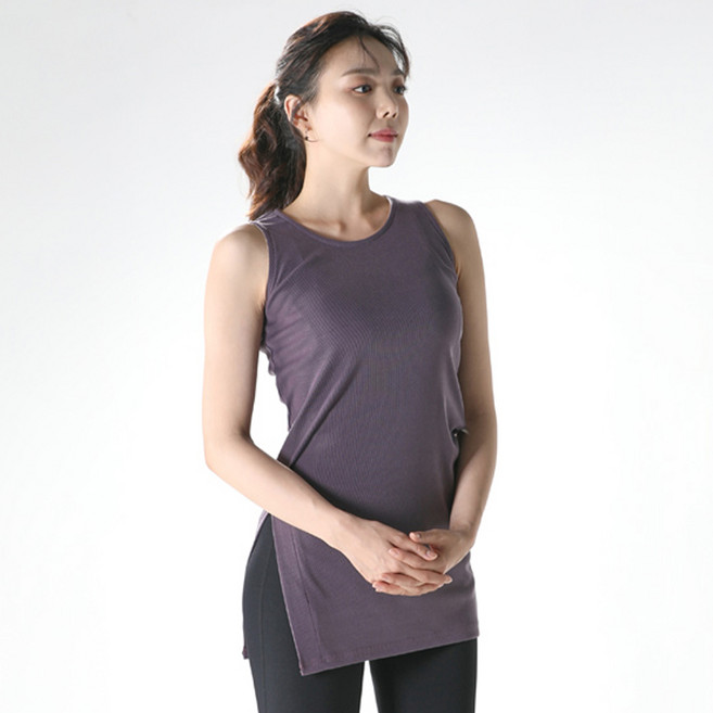 천상여우 여성용 베이직 롱 스포츠 슬리브리스 2114