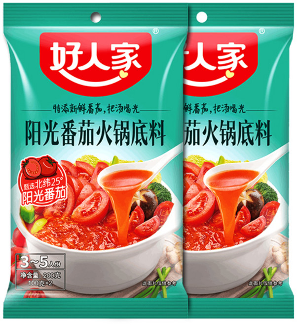 호인가 토마토 훠궈소스, 200g, 2개