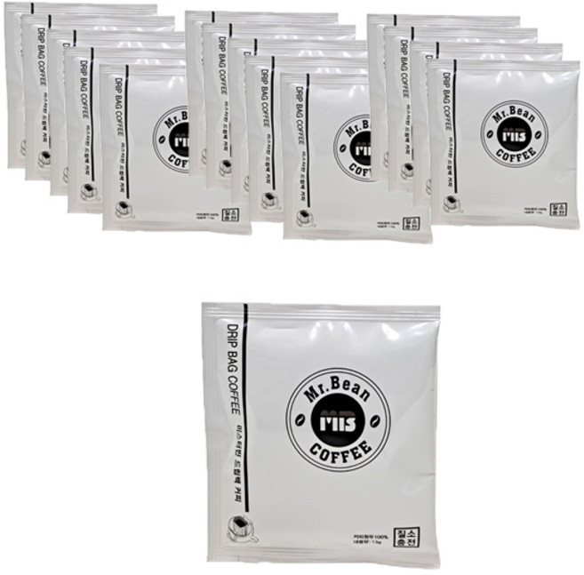 미스터빈 드립백 커피 블렌드 실버, 13g, 1개, 15개입
