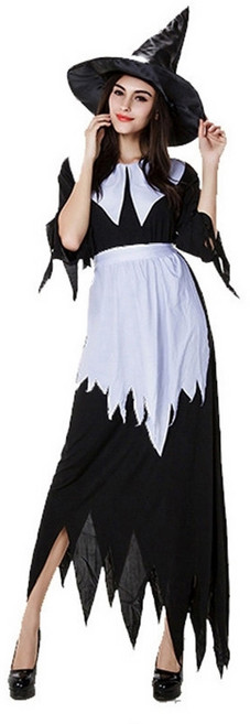 파티복닷컴 블랙 마녀 할로윈 의상 D, 혼합색상, 1개