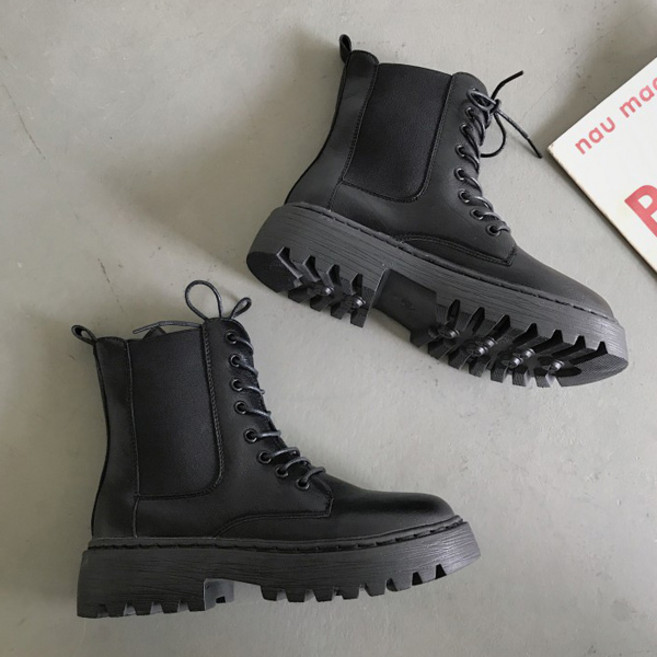 라블 옆밴딩 여성 워커