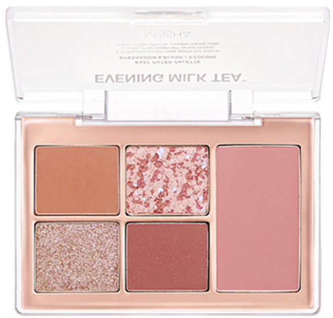 미샤 이지 필터 섀도우 팔레트, 1개, 5호 이브닝밀크티